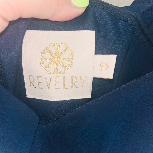 Revelry bridesmaids dress navy - Picture 3 of 5
